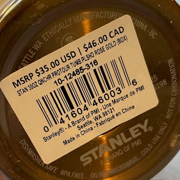 NEW Stanley Water Bottle Flip Star Quencher Tumbler Rose Gold limited edition - Picture 4 of 16